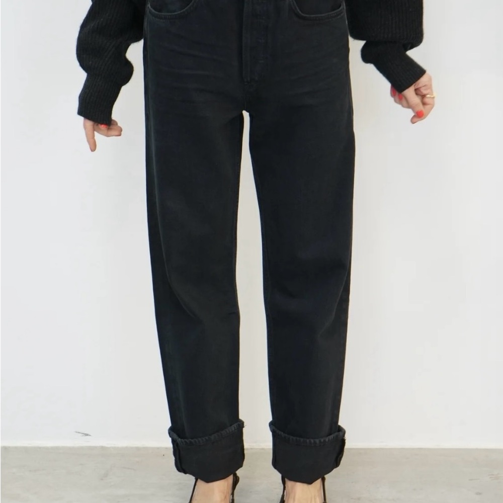 Agolde Fran Low Slung Easy Straight Jean